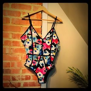 Cupshe One Piece Floral Bathing Suit